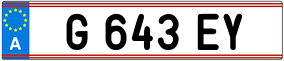 Truck License Plate
